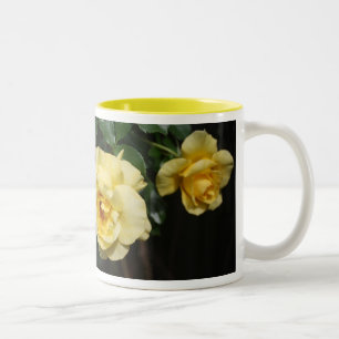 Yellow Roses Two-Tone Mug