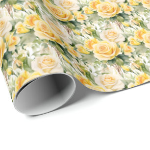Yellow Roses  Wrapping Paper