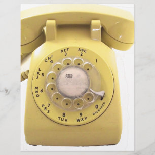Yellow Rotary Phone