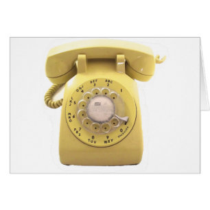 Yellow Rotary Phone