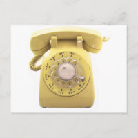 Yellow Rotary Phone