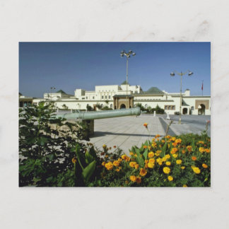yellow Royal palace, Rabat, capital of Morocco flo Postcard