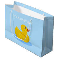 Yellow Rubber Duck It's a Baby Boy Blue