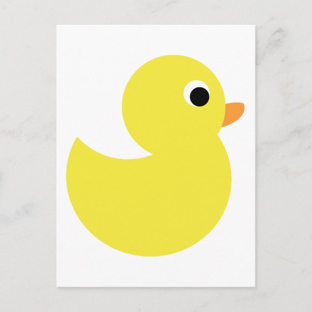 Yellow Rubber Duck Postcard (Front)