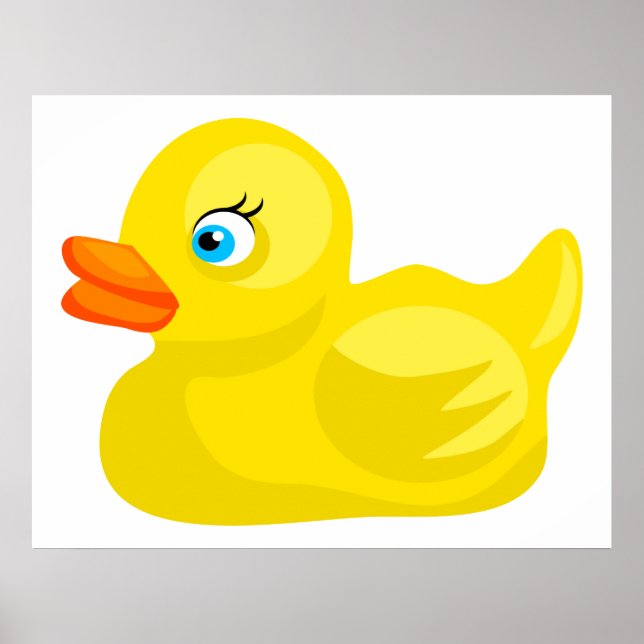 Yellow Rubber Duck Poster (Front)