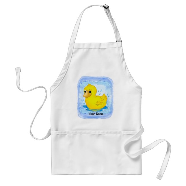 Yellow Rubber Duck Standard Apron (Front)