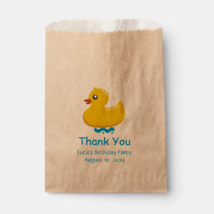 yellow rubber duck- Thank you Favour Bags
