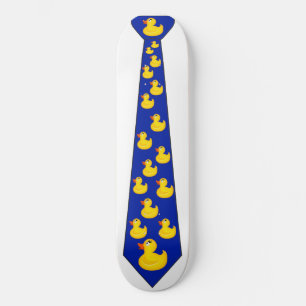 Yellow Rubber Duck Tie Skateboard