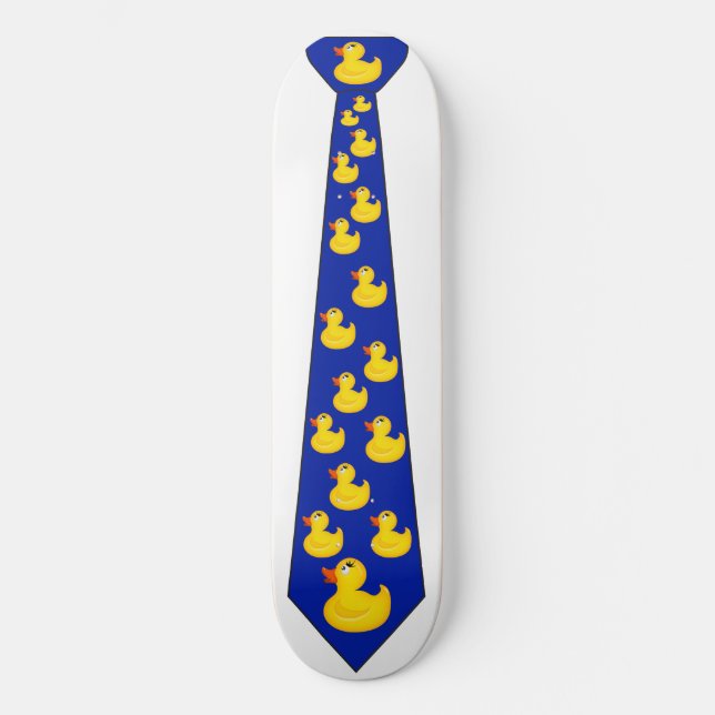 Yellow Rubber Duck Tie Skateboard (Front)