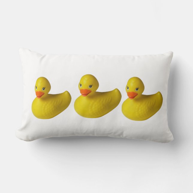 Yellow Rubber Duckie Pillow (Front)