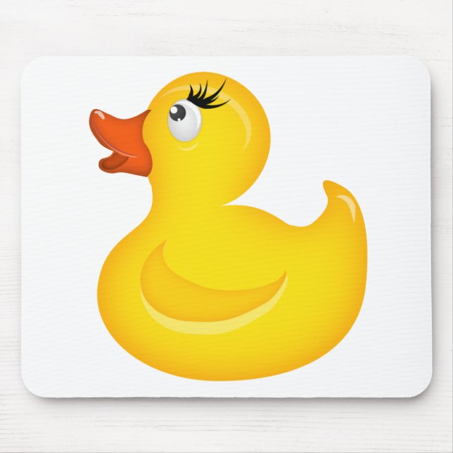 Yellow Rubber Duckies Mouse Mat (Front)