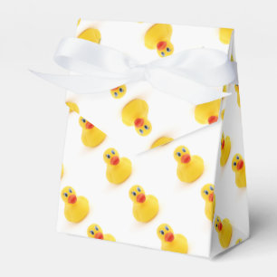 Yellow Rubber Ducks 1st Birthday Favour Box