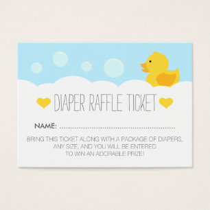 Yellow Rubber Ducky Bubble Bath Baby Shower