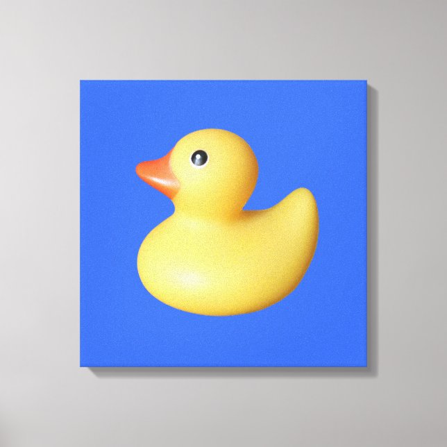 Yellow Rubber Ducky Canvas Print (Front)