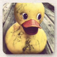 Yellow Rubber Ducky Covered in Dirt!