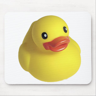 Yellow Rubber Ducky Mouse Mat