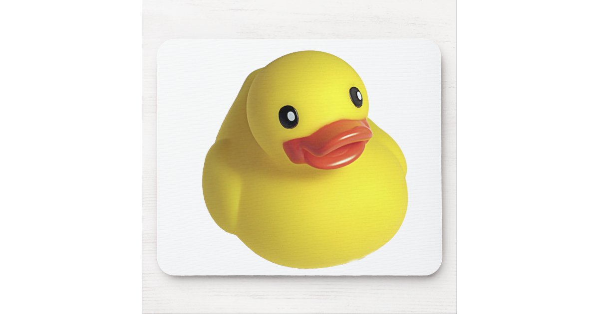 Yellow Rubber Ducky Mouse Mat Zazzle