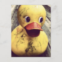 Yellow Rubber Ducky Needs a Bath!