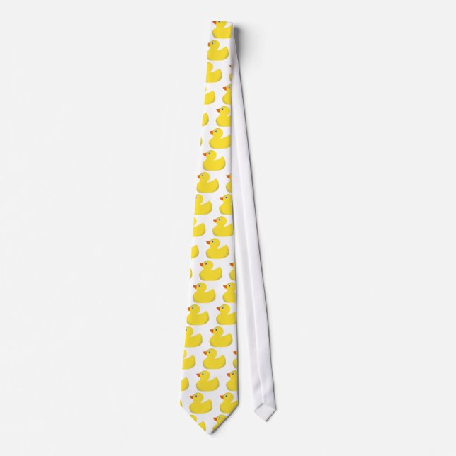 Yellow rubber ducky tie (Front)
