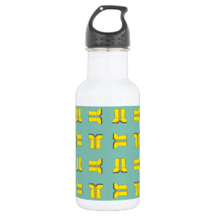 Yellow Rubber Rain Boots 532 Ml Water Bottle
