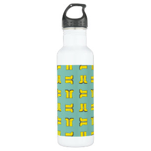 Yellow Rubber Rain Boots 710 Ml Water Bottle