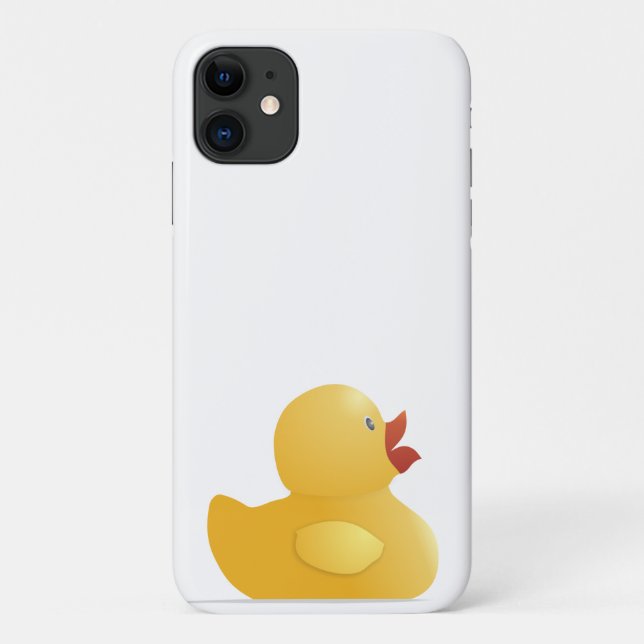 Yellow Rubberduck Case-Mate iPhone Case (Back)