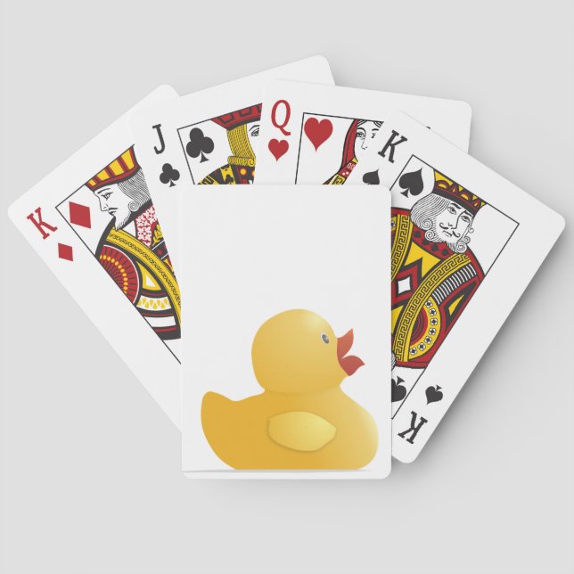 Yellow Rubberduck Playing Cards (Back)