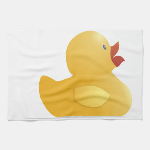 Yellow Rubberduck Tea Towel