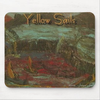 YELLOW SAILS MOUSE MAT