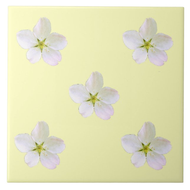 Yellow Sakura Tile (Front)