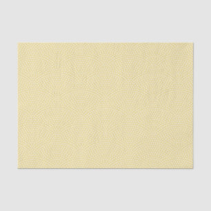 Yellow Same Komon (large scale) Tissue Paper