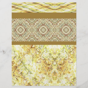 Yellow Sampler Bulk Scrapbook Paper Pages