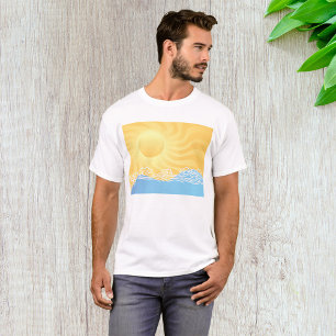 Yellow Sand And Ocean T-Shirt