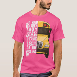 Yellow School Bus Driver Funny Gift Short Bus T-Shirt