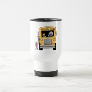 Yellow School Bus Tshirts and Gifts Travel Mug