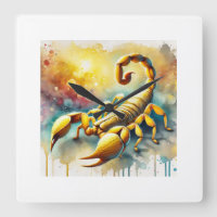 Yellow Scorpion 020924AREF119 - Watercolor