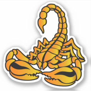 Yellow Scorpion, Tribal Art Style