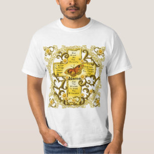 Yellow Serenity Cross  T-Shirt