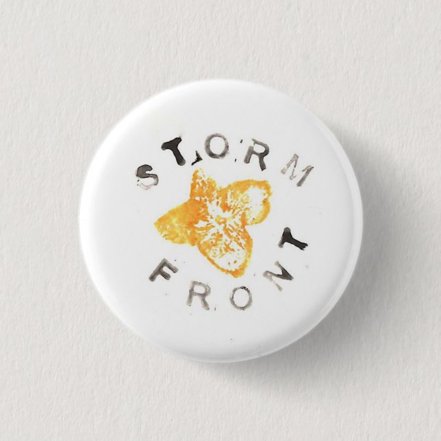 Yellow SF 3 Cm Round Badge (Front)