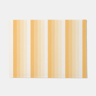 Yellow shadow stripes doormat