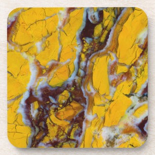 Yellow Shattuckite Coaster