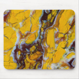 Yellow Shattuckite Mouse Mat
