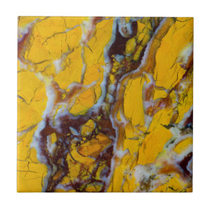 Yellow Shattuckite Tile