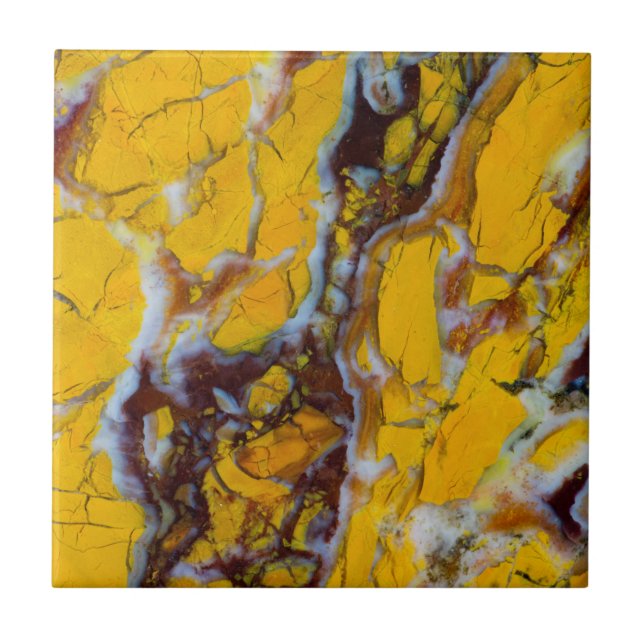 Yellow Shattuckite Tile (Front)