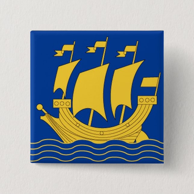 Yellow Ship Button (Front)