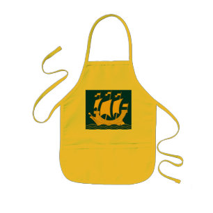 Yellow Ship Infant's Apron