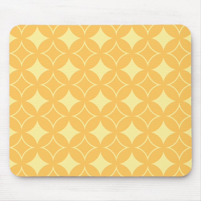 Yellow shippo mouse mat (Front)