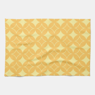 Yellow shippo tea towel