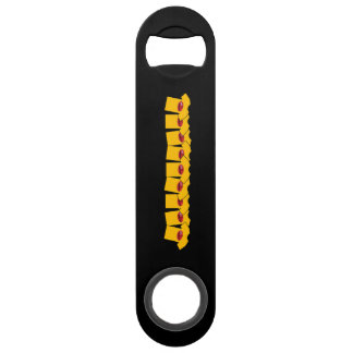 Yellow Shirt Bottle Opener-Black