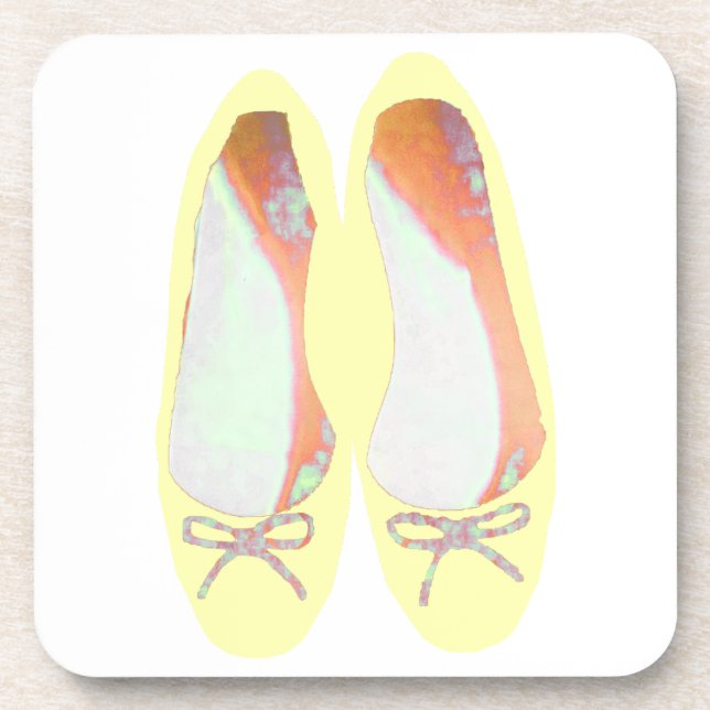 Yellow Shoes Coaster (Front)